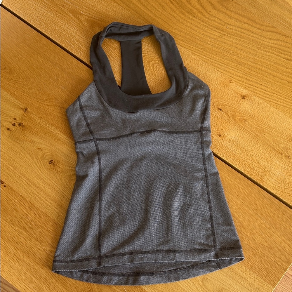 Lululemon Athletica Charcoal Tank Top